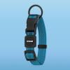 imageBest Pet Supplies Reflective Dog Collar with Adjustable Length HeavyDuty Buckle and Strong Leash DRing Training Walking Jogging Accessory for Small Medium and Large Breeds  Purple MLeash Collar Set Turquoise