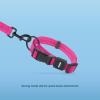 imageBest Pet Supplies Reflective Dog Collar with Adjustable Length HeavyDuty Buckle and Strong Leash DRing Training Walking Jogging Accessory for Small Medium and Large Breeds  Purple MLeash Collar Set Fuchsia