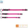 imageBest Pet Supplies Reflective Dog Collar with Adjustable Length HeavyDuty Buckle and Strong Leash DRing Training Walking Jogging Accessory for Small Medium and Large Breeds  Purple MCollar Fuchsia