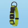 imageBest Pet Supplies Reflective Dog Collar with Adjustable Length HeavyDuty Buckle and Strong Leash DRing Training Walking Jogging Accessory for Small Medium and Large Breeds  Purple MLeash Collar Set Lime Green
