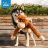 imageBest Pet Supplies Squeaky Tennis Toys for Dogs 2Pack HeavyDuty Interactive Pet Toys for Throwing and Fetching Supports Exercise and Natural Behavior Training Durable  LargeOHugAtan Brown