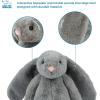 imageBest Pet Supplies Squeaky Tennis Toys for Dogs 2Pack HeavyDuty Interactive Pet Toys for Throwing and Fetching Supports Exercise and Natural Behavior Training Durable  LargeBunny Beige  Gray