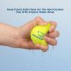 imageBest Pet Supplies Squeaky Tennis Toys for Dogs 2Pack HeavyDuty Interactive Pet Toys for Throwing and Fetching Supports Exercise and Natural Behavior Training Durable  LargeYellow Tennis