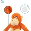 imageBest Pet Supplies Squeaky Tennis Toys for Dogs 2Pack HeavyDuty Interactive Pet Toys for Throwing and Fetching Supports Exercise and Natural Behavior Training Durable  LargeOHugAtan Orange