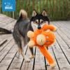imageBest Pet Supplies Squeaky Tennis Toys for Dogs 2Pack HeavyDuty Interactive Pet Toys for Throwing and Fetching Supports Exercise and Natural Behavior Training Durable  LargeOHugAtan Orange