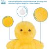 imageBest Pet Supplies Squeaky Tennis Toys for Dogs 2Pack HeavyDuty Interactive Pet Toys for Throwing and Fetching Supports Exercise and Natural Behavior Training Durable  LargeCrinkle Chicken Yellow