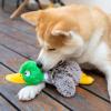 imageBest Pet Supplies Squeaky Tennis Toys for Dogs 2Pack HeavyDuty Interactive Pet Toys for Throwing and Fetching Supports Exercise and Natural Behavior Training Durable  LargeMallard Duck Gray