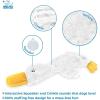 imageBest Pet Supplies Squeaky Tennis Toys for Dogs 2Pack HeavyDuty Interactive Pet Toys for Throwing and Fetching Supports Exercise and Natural Behavior Training Durable  LargeWhite  Yellow  Green