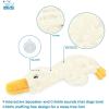 imageBest Pet Supplies Squeaky Tennis Toys for Dogs 2Pack HeavyDuty Interactive Pet Toys for Throwing and Fetching Supports Exercise and Natural Behavior Training Durable  LargeaCrinkle Duck White