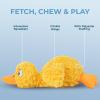 imageBest Pet Supplies Squeaky Tennis Toys for Dogs 2Pack HeavyDuty Interactive Pet Toys for Throwing and Fetching Supports Exercise and Natural Behavior Training Durable  LargeDucky Doodle Yellow