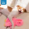 imageBest Pet Supplies Squeaky Tennis Toys for Dogs 2Pack HeavyDuty Interactive Pet Toys for Throwing and Fetching Supports Exercise and Natural Behavior Training Durable  LargeCrinkle Chicken Pink