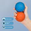 imageBest Pet Supplies Squeaky Tennis Toys for Dogs 2Pack HeavyDuty Interactive Pet Toys for Throwing and Fetching Supports Exercise and Natural Behavior Training Durable  LargeBlue  Orange
