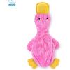 imageBest Pet Supplies Squeaky Tennis Toys for Dogs 2Pack HeavyDuty Interactive Pet Toys for Throwing and Fetching Supports Exercise and Natural Behavior Training Durable  LargeaCrinkle Duck Light Pink