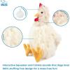 imageBest Pet Supplies Squeaky Tennis Toys for Dogs 2Pack HeavyDuty Interactive Pet Toys for Throwing and Fetching Supports Exercise and Natural Behavior Training Durable  LargeCrinkle Chicken Beige