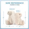 imageBest Pet Supplies Squeaky Tennis Toys for Dogs 2Pack HeavyDuty Interactive Pet Toys for Throwing and Fetching Supports Exercise and Natural Behavior Training Durable  LargeBunny Beige