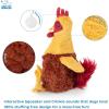 imageBest Pet Supplies Squeaky Tennis Toys for Dogs 2Pack HeavyDuty Interactive Pet Toys for Throwing and Fetching Supports Exercise and Natural Behavior Training Durable  LargeCrinkle Chicken Wine Red