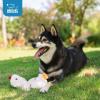 imageBest Pet Supplies Squeaky Tennis Toys for Dogs 2Pack HeavyDuty Interactive Pet Toys for Throwing and Fetching Supports Exercise and Natural Behavior Training Durable  LargeCrinkle Chicken Cream