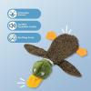 imageBest Pet Supplies Tough Dog Toys for Aggressive Chewers  Squeaky Dog Toys NonToxic Spiky Ball for Dental Health Interactive Toy Fuchsia Green M25quotBrownWild Duck