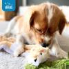imageBest Pet Supplies Tough Dog Toys for Aggressive Chewers  Squeaky Dog Toys NonToxic Spiky Ball for Dental Health Interactive Toy Fuchsia Green M25quotBrown Snow Leopard