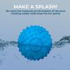 imageBest Pet Supplies Tough Dog Toys for Aggressive Chewers  Squeaky Dog Toys NonToxic Spiky Ball for Dental Health Interactive Toy Fuchsia Green M25quotBlue