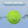 imageBest Pet Supplies Tough Dog Toys for Aggressive Chewers  Squeaky Dog Toys NonToxic Spiky Ball for Dental Health Interactive Toy Fuchsia Green M25quotGreen