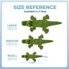 imageBest Pet Supplies Tough Dog Toys for Aggressive Chewers  Squeaky Dog Toys NonToxic Spiky Ball for Dental Health Interactive Toy Fuchsia Green M25quotMulticolorWild Duck Hare Squirrel Alligator