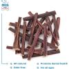 imageGigaBite 6 Inch Beef Gullet Jerky Strips 25 Pack  All Natural Free Range Beef Esophagus Taffy Dog Treat by Best Pet SuppliesEsophagus Sticks