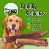 imageGigaBite 6 Inch Monstrous Bully Sticks 8 Pack  All Natural Free Range Beef Pizzle Dog Treat  by Best Pet Supplies10 Count Pack of 1