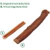imageGigaBite 6 Inch Monstrous Bully Sticks 8 Pack  All Natural Free Range Beef Pizzle Dog Treat  by Best Pet Supplies8 Count Pack of 1