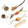imageNatural Silvervine Cat Chew Toy  Interactive Silver Vine Chewing Toys with Catnip Like Effect  Trio Lollipop 2 Packs of 3Jumbo Pack