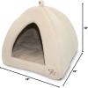 imagePet TentSoft Bed for Dog and Cat by Best Pet Supplies  Beige Corduroy 19quot x 19quot x H19quotBeige