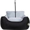 imagePet TentSoft Bed for Dog and Cat by Best Pet Supplies  Beige Corduroy 19quot x 19quot x H19quotBooster Black