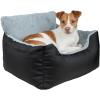 imagePet TentSoft Bed for Dog and Cat by Best Pet Supplies  Beige Corduroy 19quot x 19quot x H19quotBooster Black