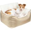 imagePet TentSoft Bed for Dog and Cat by Best Pet Supplies  Beige Corduroy 19quot x 19quot x H19quotBooster Brown
