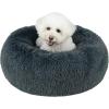 imagePet TentSoft Bed for Dog and Cat by Best Pet Supplies  Beige Corduroy 19quot x 19quot x H19quotCalming Bed Gray