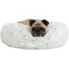 imagePet TentSoft Bed for Dog and Cat by Best Pet Supplies  Beige Corduroy 19quot x 19quot x H19quotCalming Bed Light Warm Gray
