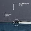 imagePet TentSoft Bed for Dog and Cat by Best Pet Supplies  Beige Corduroy 19quot x 19quot x H19quotDog Mat Blue