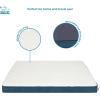 imagePet TentSoft Bed for Dog and Cat by Best Pet Supplies  Beige Corduroy 19quot x 19quot x H19quotDog Mat Blue
