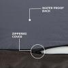 imagePet TentSoft Bed for Dog and Cat by Best Pet Supplies  Beige Corduroy 19quot x 19quot x H19quotDog Mat Brown
