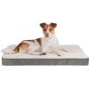 imagePet TentSoft Bed for Dog and Cat by Best Pet Supplies  Beige Corduroy 19quot x 19quot x H19quotDog Mat Gray