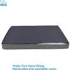 imagePet TentSoft Bed for Dog and Cat by Best Pet Supplies  Beige Corduroy 19quot x 19quot x H19quotDog Mat Gray