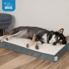 imagePet TentSoft Bed for Dog and Cat by Best Pet Supplies  Beige Corduroy 19quot x 19quot x H19quotDog Mat Gray