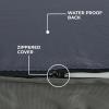 imagePet TentSoft Bed for Dog and Cat by Best Pet Supplies  Beige Corduroy 19quot x 19quot x H19quotDog Mat Gray