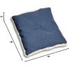 imagePet TentSoft Bed for Dog and Cat by Best Pet Supplies  Beige Corduroy 19quot x 19quot x H19quotNavy