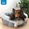 imagePet TentSoft Bed for Dog and Cat by Best Pet Supplies  Beige Corduroy 19quot x 19quot x H19quotRound Bed Light Gray