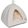 imagePet TentSoft Bed for Dog and Cat by Best Pet Supplies  Beige Corduroy 19quot x 19quot x H19quotSand Linen