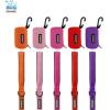 imageVoyager Reflective Dog Leash with Neoprene Handle 5 FT and Reusable Mesh Dispenser Poop Bag Holder Set for Travel Walking Park and Outdoor Use Soft and Durable with ClipOn  TurquoiseRed Mesh