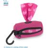 imageVoyager Reflective Dog Leash with Neoprene Handle 5 FT and Reusable Mesh Dispenser Poop Bag Holder Set for Travel Walking Park and Outdoor Use Soft and Durable with ClipOn  TurquoiseFuchsia Dispenser