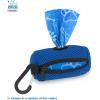 imageVoyager Reflective Dog Leash with Neoprene Handle 5 FT and Reusable Mesh Dispenser Poop Bag Holder Set for Travel Walking Park and Outdoor Use Soft and Durable with ClipOn  TurquoiseRoyal Blue Dispenser
