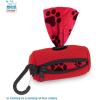 imageVoyager Reflective Dog Leash with Neoprene Handle 5 FT and Reusable Mesh Dispenser Poop Bag Holder Set for Travel Walking Park and Outdoor Use Soft and Durable with ClipOn  TurquoiseRed Mesh